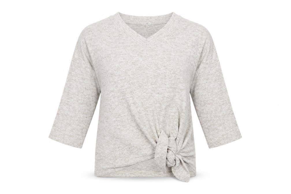 Front view of River Island women’s beige jumper, size M