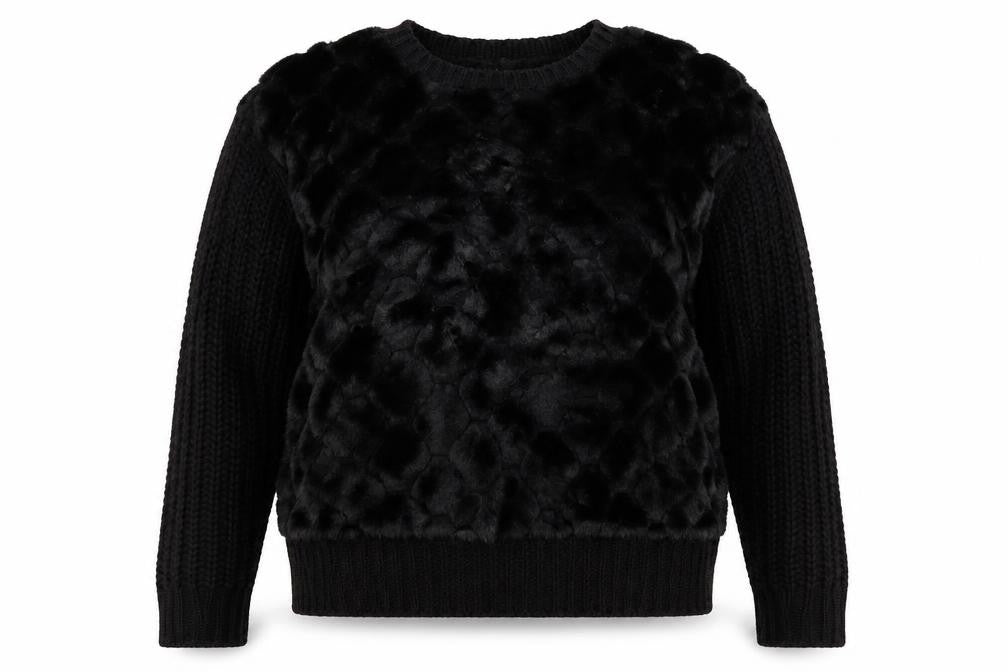 Topshop Womens Black   Pullover Jumper Size S