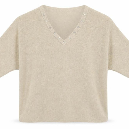 George Womens Beige   Pullover Jumper Size L