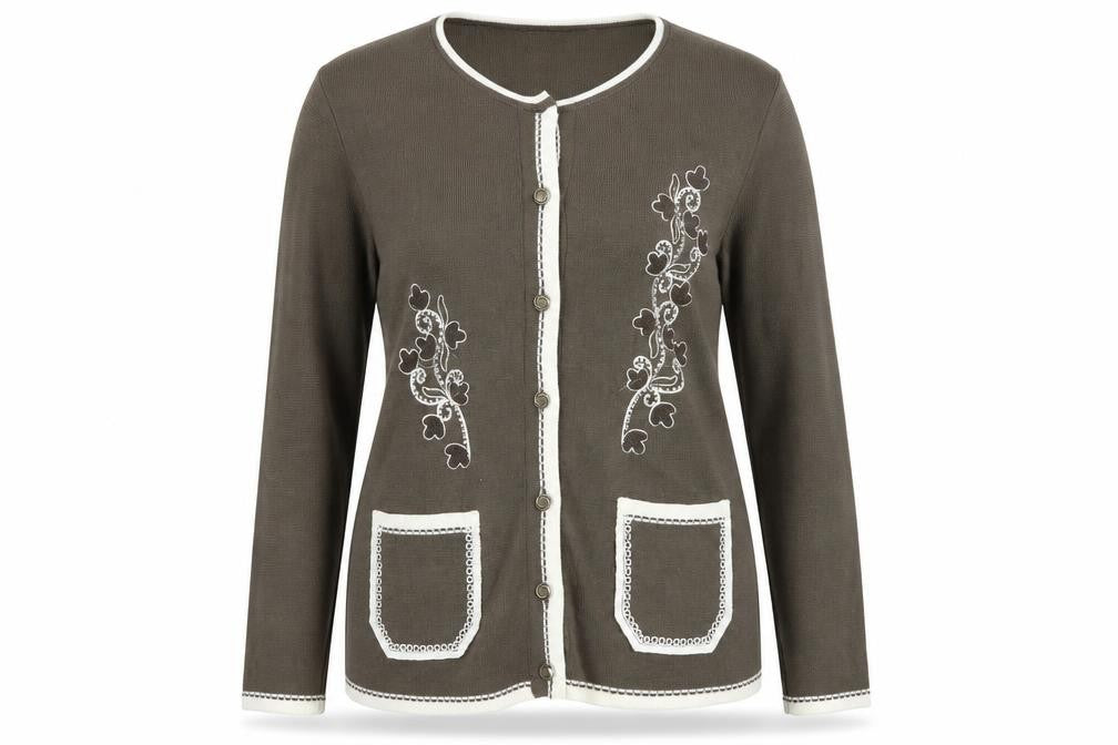 Roman Womens Brown   Cardigan Jumper Size M