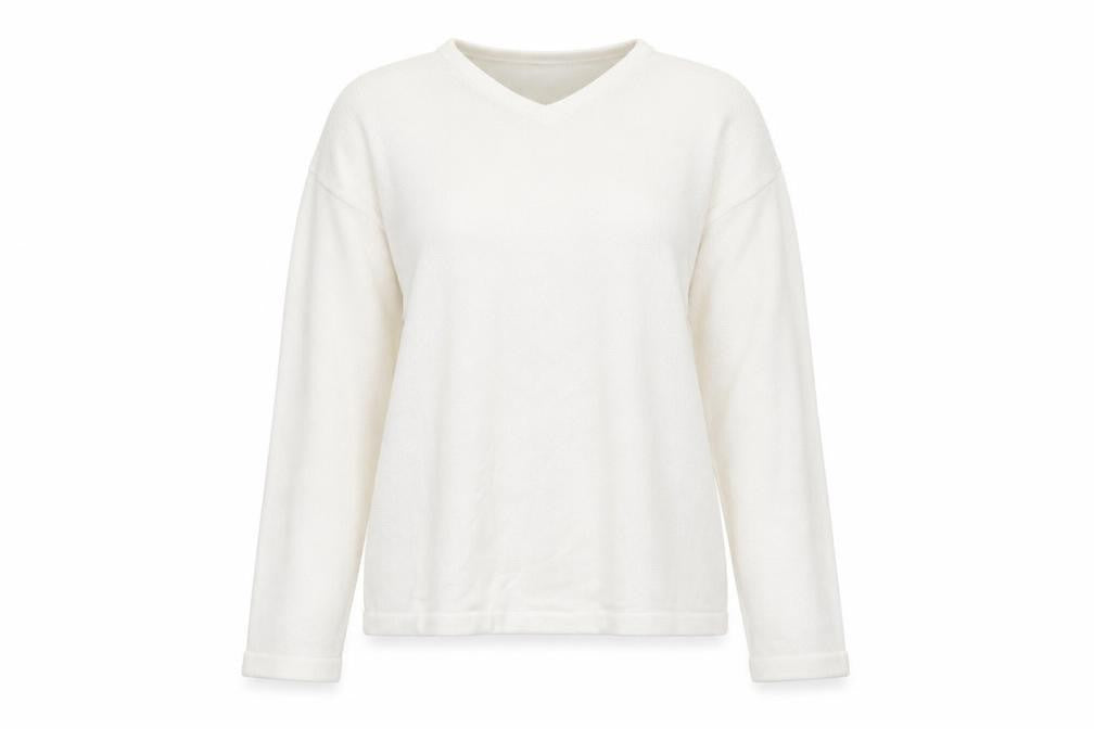 Linea Womens White   Pullover Jumper Size S