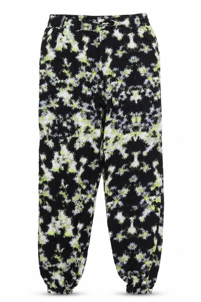 Warehouse Womens Black Argyle/Diamond  Cargo Trousers Size 8