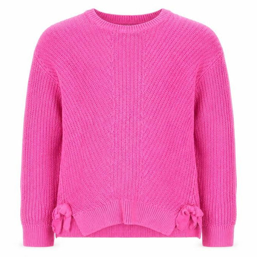 Girlswear Girls Pink Houndstooth  Pullover Jumper Size 10 Years