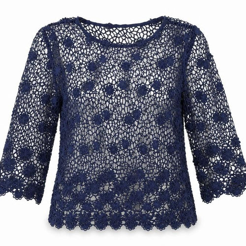 George Womens Blue   Basic Blouse Size 8