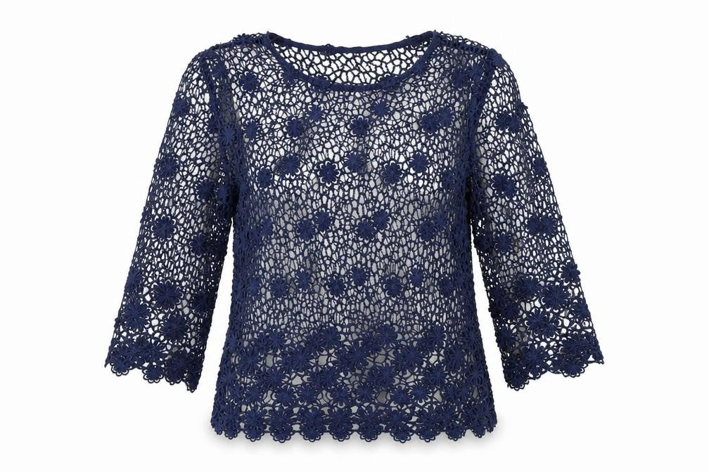 George Womens Blue   Basic Blouse Size 8