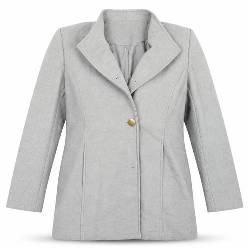 Damart Womens Grey   Jacket Coat Size 16