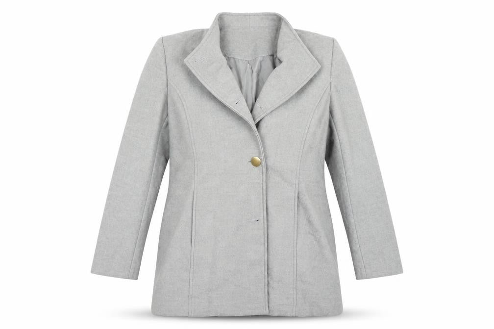 Damart Womens Grey   Jacket Coat Size 16