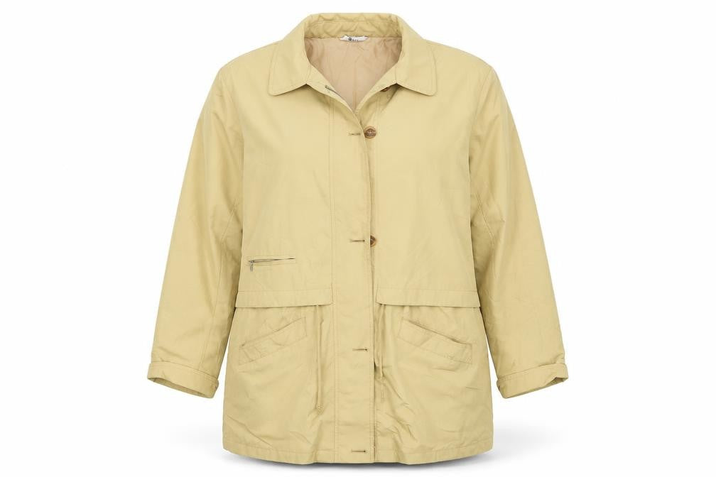 Klass Womens Beige   Jacket Coat Size M