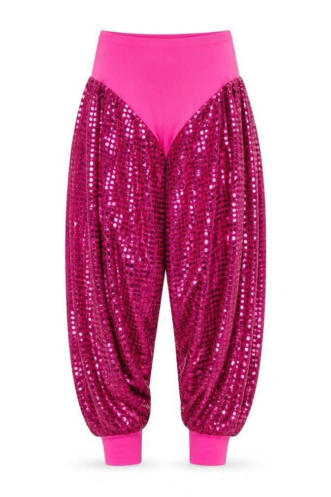 Danse Dezines Girls Pink   Harem Trousers