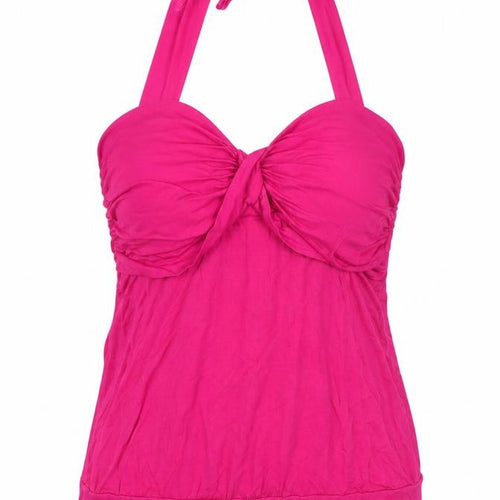 Dorothy Perkins Womens Pink  Jersey Basic Blouse Size 14