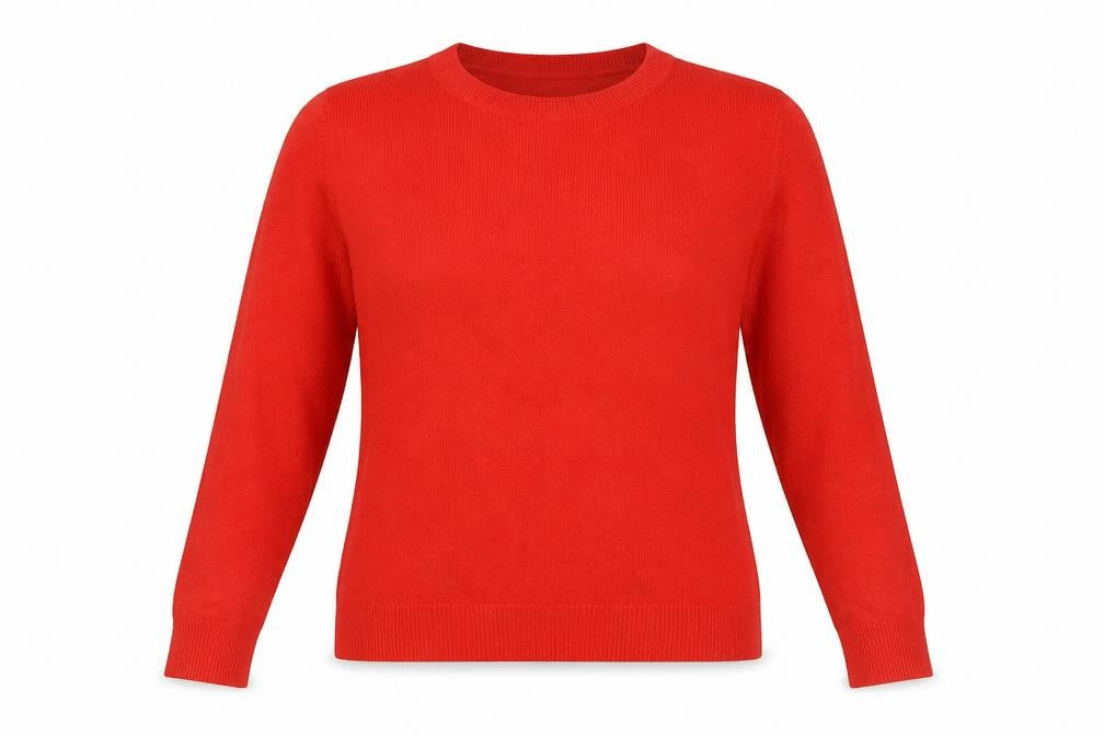 Marks and Spencer Womens Red  Knit Pullover Jumper Size 12