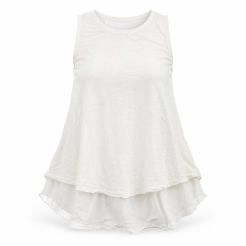 Icon Womens White   Basic Tank Size S