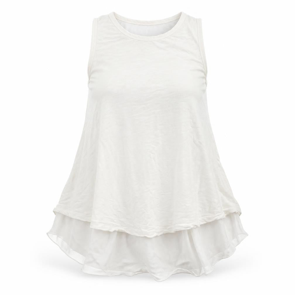 Icon Womens White   Basic Tank Size S