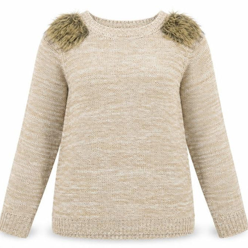 George Womens Brown  Knit Pullover Jumper Size 12
