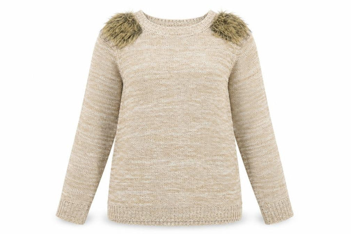George Womens Brown Knit Pullover Jumper Size 12