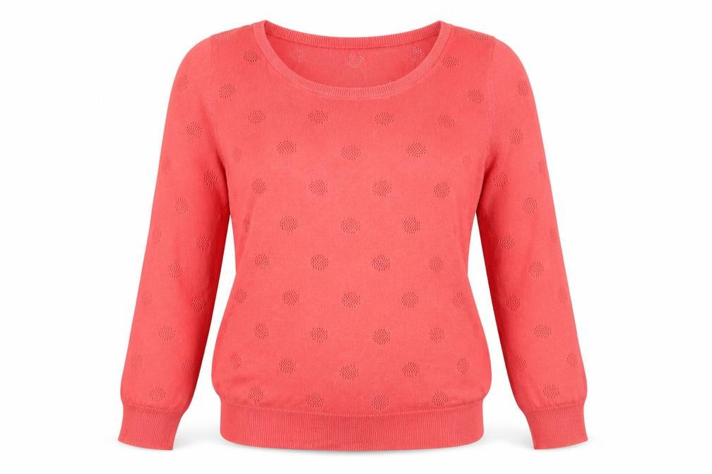 George Womens Pink  Knit Pullover Jumper Size 10