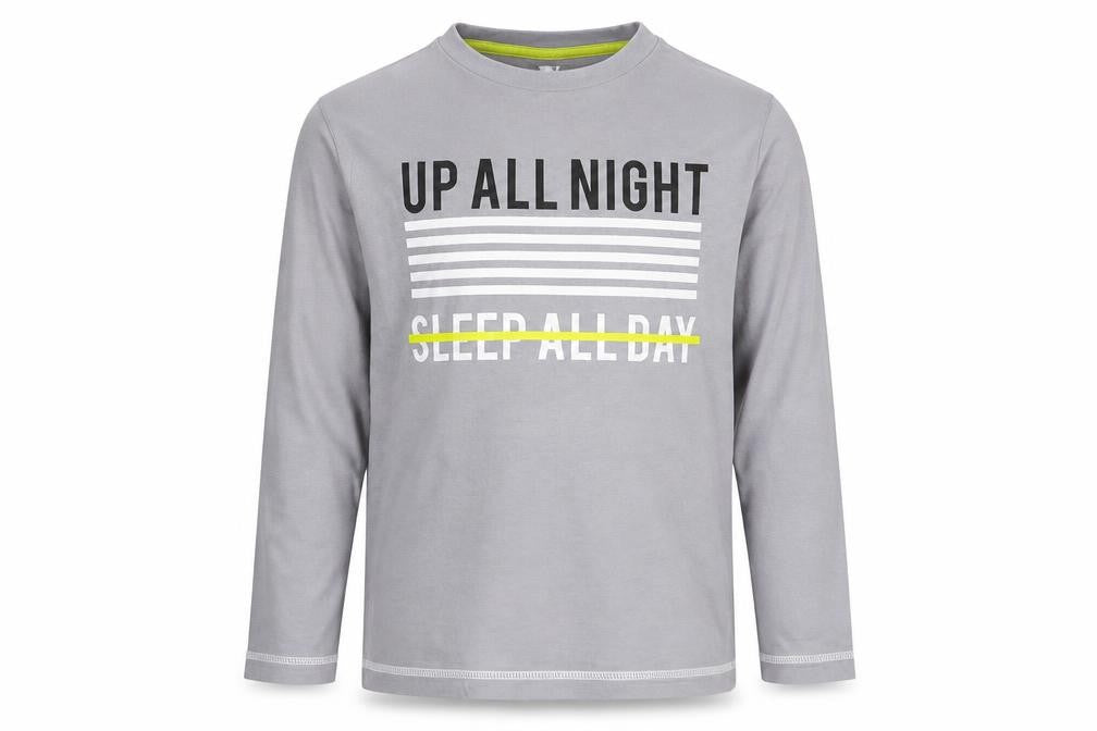 Very Boys Grey   Basic T-Shirt Size 7 Years  - up all night