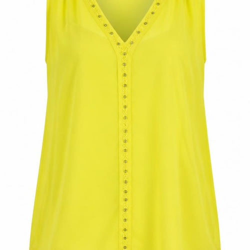 Simply Stock Shop Womens Yellow   Basic Blouse Size 14  - vest attached