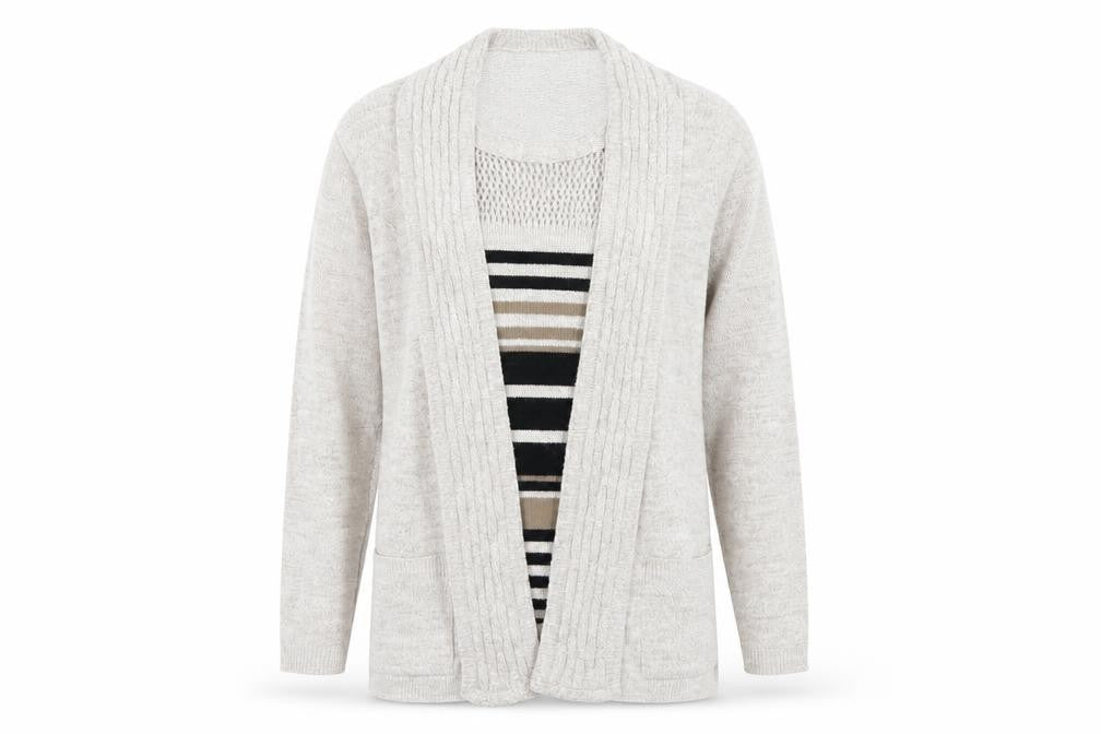 Envy Us Womens Beige   Pullover Jumper Size L