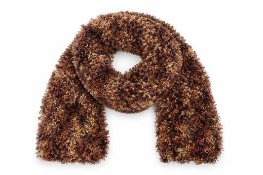 Preworn Girls Brown  Knit Scarf Scarves & Wraps One Size