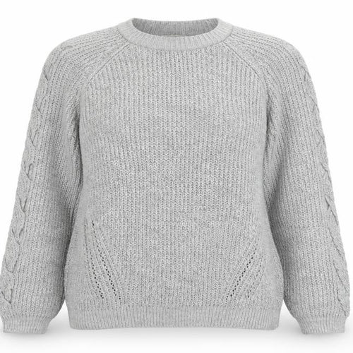F&F Womens Grey  Knit Pullover Jumper Size 10