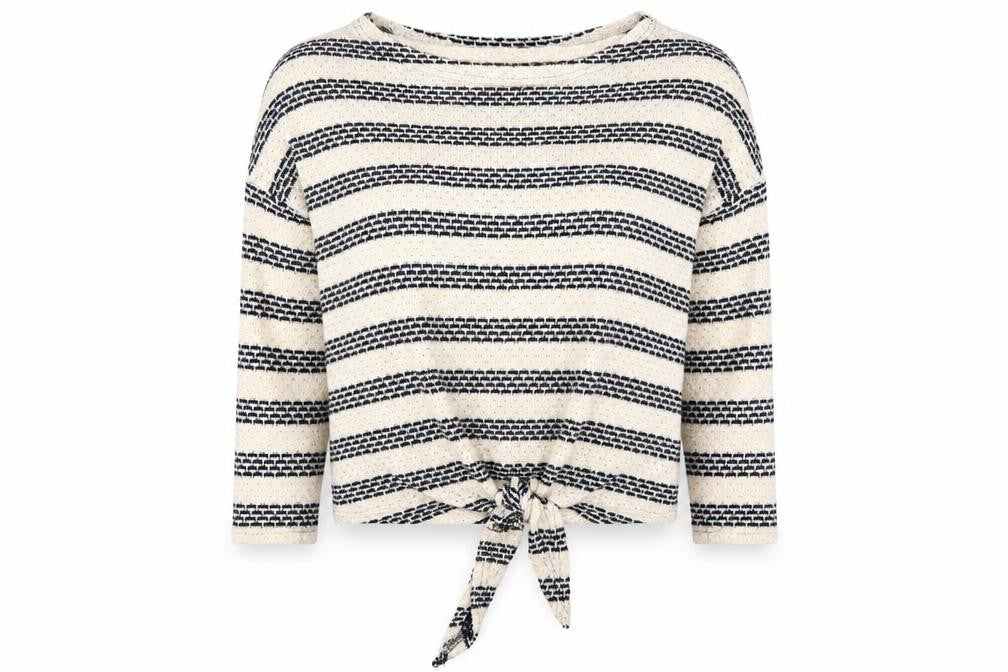New Look Womens Beige Striped  Pullover Jumper Size S