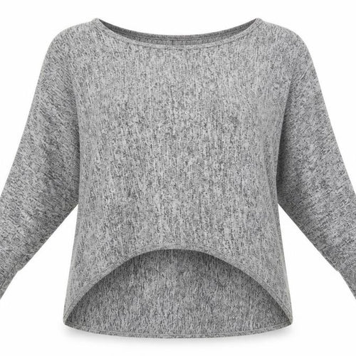 mandi Womens Grey   Pullover Jumper One Size