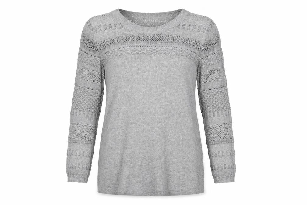 H&M Womens Grey   Pullover Jumper Size M