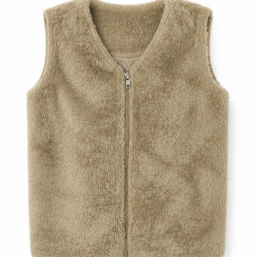 CHIC Girls Beige   Gilet Coat Size 8 Years