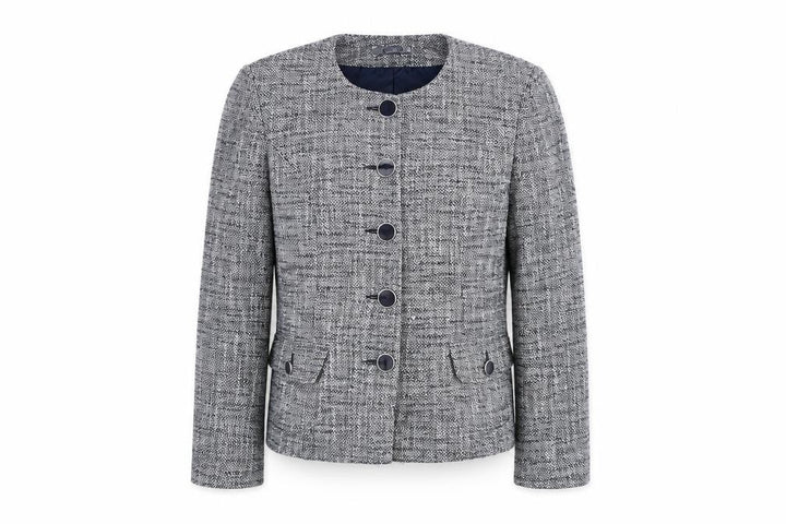 M&Co Womens Grey   Jacket Blazer Size 12