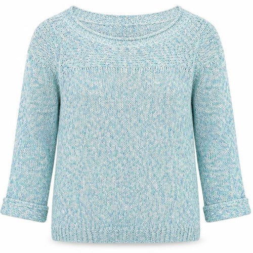 Wallis Womens Blue Striped Knit Pullover Jumper Size 2