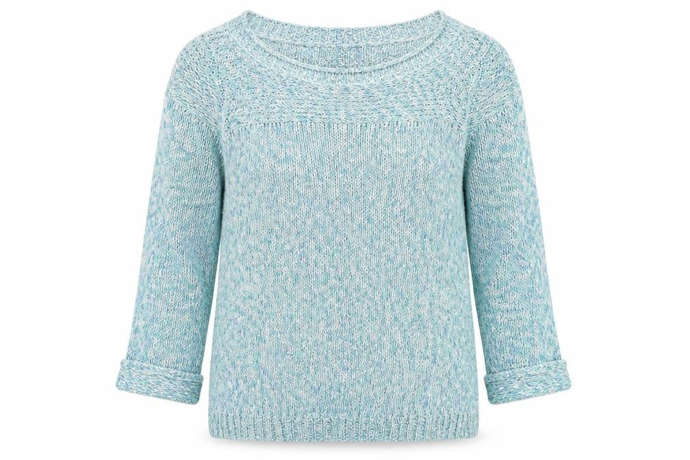 Wallis Womens Blue Striped Knit Pullover Jumper Size 2