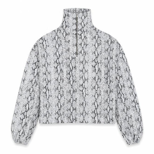 Very Womens Grey Animal Print  Pullover Jumper Size 12  - snake print