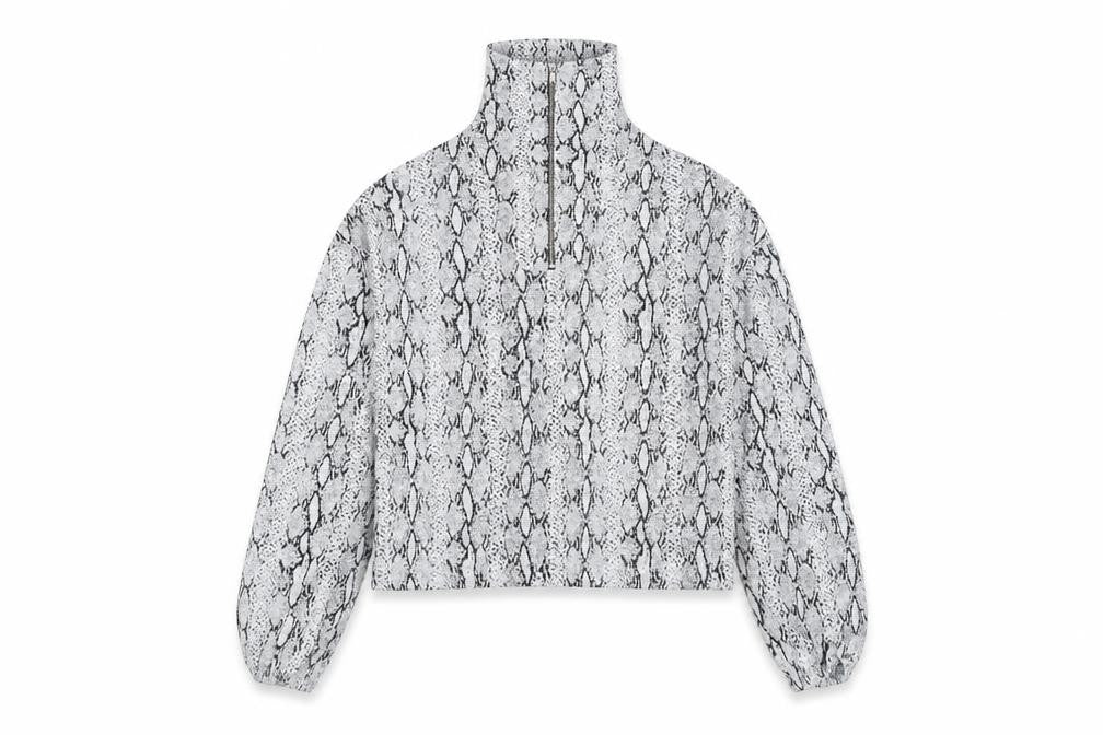Very Womens Grey Animal Print  Pullover Jumper Size 12  - snake print