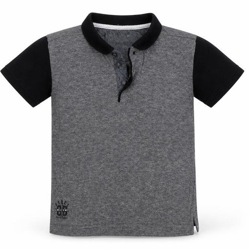 Rebel Boys Grey   Basic Polo Size 4-5 Years