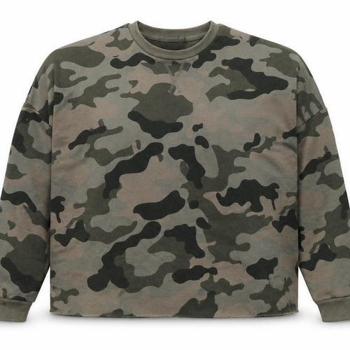 Primark Womens Green Camouflage  Pullover Jumper Size S
