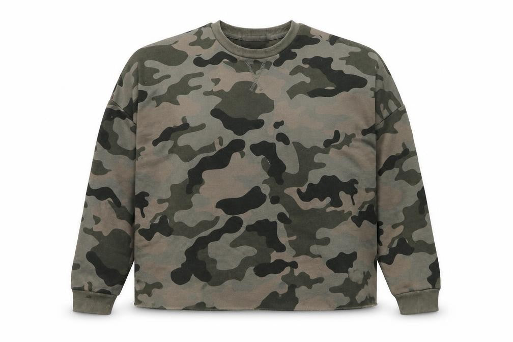 Primark Womens Green Camouflage  Pullover Jumper Size S