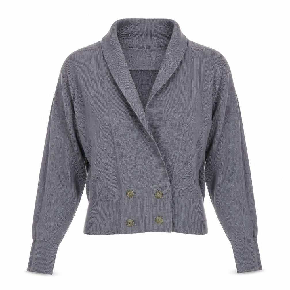 Preworn Womens Grey   Cardigan Jumper Size M