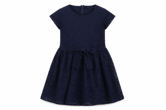 Front view of Next girls’ blue fit & flare, size 10, years
