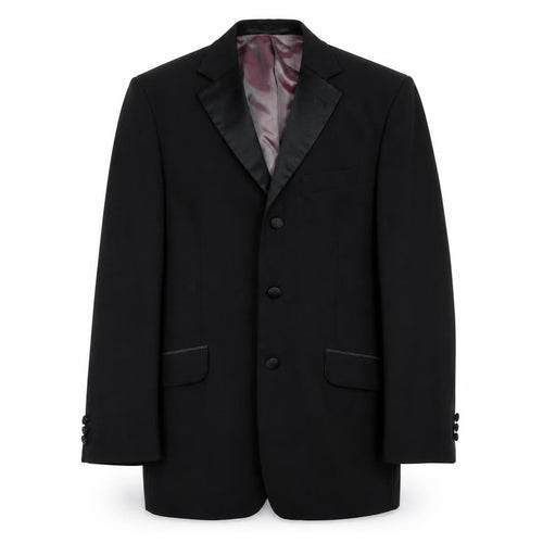 Preworn Mens Black   Jacket Suit Size M