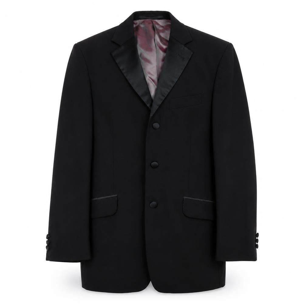 Preworn Mens Black   Jacket Suit Size M