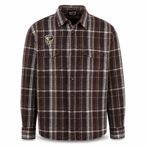 Mangoon Boys Brown Check  Basic Button-Up Size XL