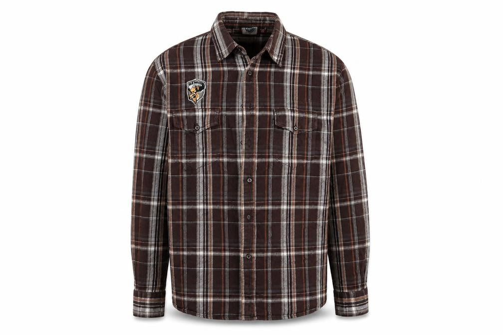 Mangoon Boys Brown Check  Basic Button-Up Size XL