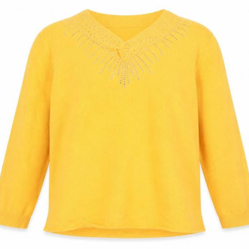Preworn Womens Yellow   Pullover Jumper Size 14