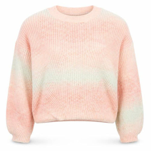 New Look Womens Pink Striped  Pullover Jumper Size M