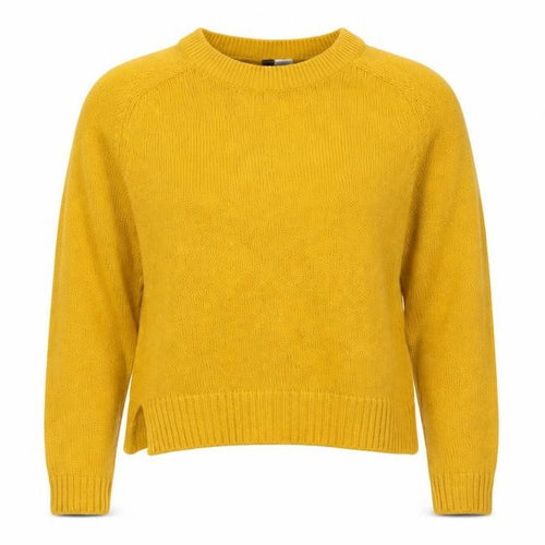 Divided Womens Yellow  Knit Pullover Jumper Size S