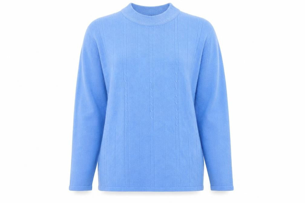 Klassique Womens Blue   Pullover Jumper Size M