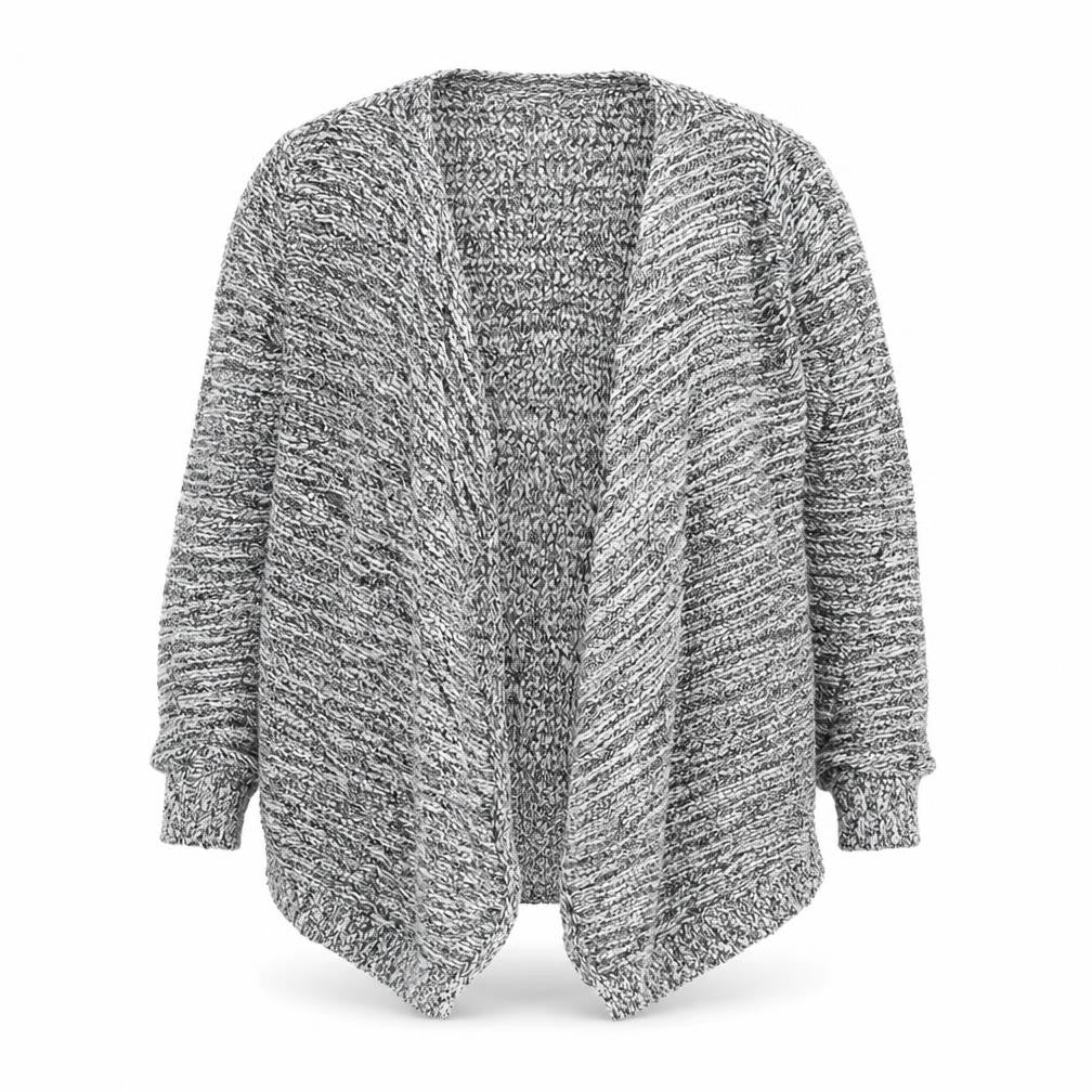 Front view of Tom Tailor women’s grey cardigan jumper, size L