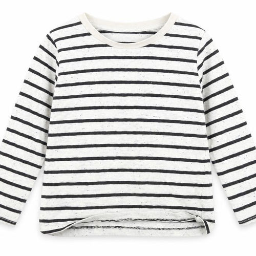 Baby Boy Boys Beige Striped  Basic T-Shirt Size 2 Years