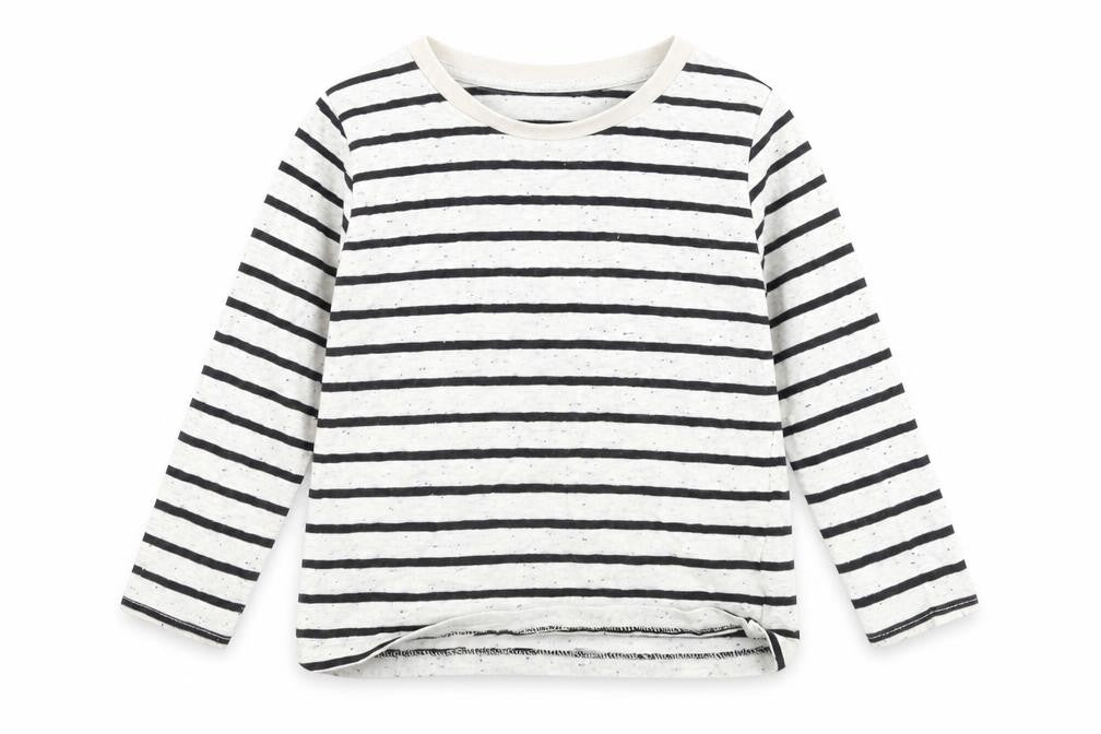 Baby Boy Boys Beige Striped  Basic T-Shirt Size 2 Years
